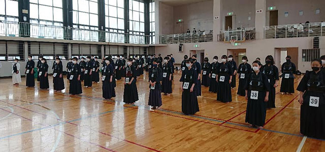 令和４年５月１５日に剣道三段以下審査会が実施されました。　