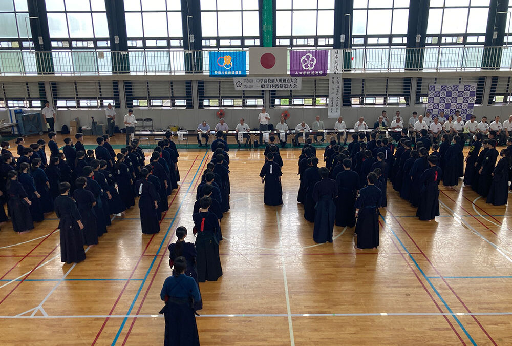 2025/06/08(日)第39回 中学・高校個人戦大会 / 第44回 一般団体戦 剣道大会を開催しました