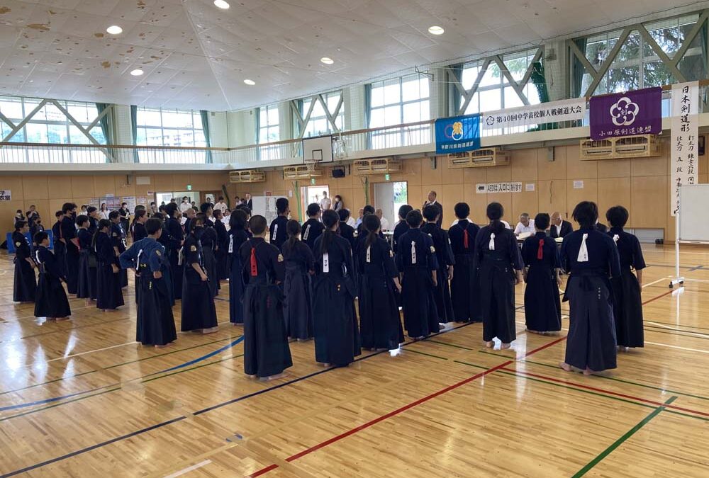 2026/06/14(日)第40回 中学・高校個人戦剣道大会を開催しました